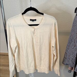 Banana Republic Merino Wool Sweater in Cream